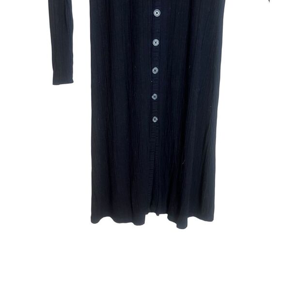 Antistar black long sleeve midi dress - Picture 7 of 10